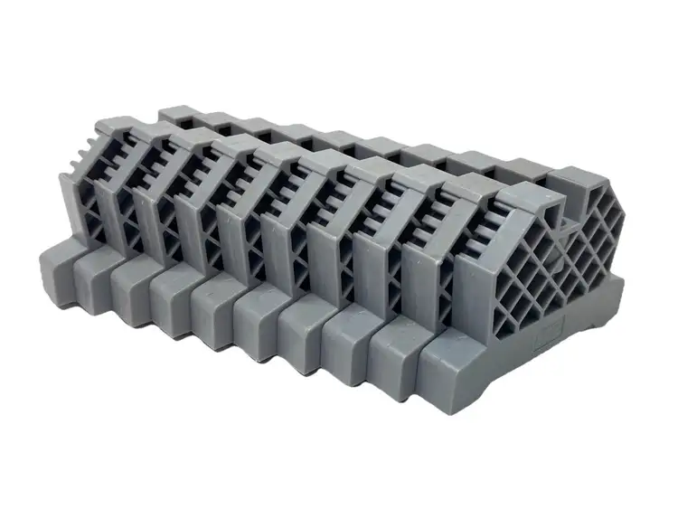 Used Morsettitalia Euro Stop End Bracket Clamp Gray LOT OF 10 Terminal Blocks Michigan US | Maverick Industrial Sales #1395003