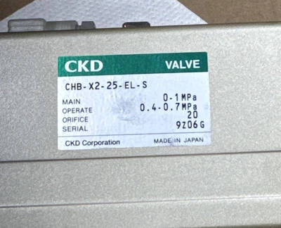 NEW CKD CHB-X2-25-EL-S
