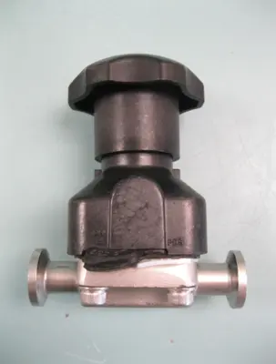 Lot (3) 1/2" & 3/4" ITT Crane Tri-Clamp Manual SS Sanitary Diaphragm Valve G2