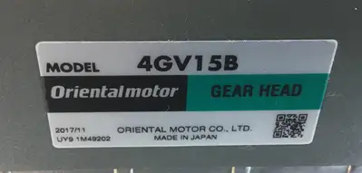 USED Oriental Motor GEAR HEAD