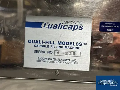 USED Qualicaps Qualicaps Capsule Filler