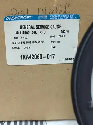 New | in-Stock ASHCROFT 451188AS 04L XPD Universal Pressure Meters Ohio US | Surplus Asset Holdings #1234958