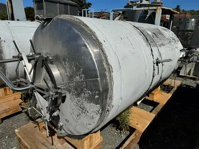 Tank, 800 Gallon, Stainless Steel, Fermenter, 25 BBL, #5880222