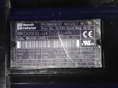 USED REXROTH MKD090B047GP1KN