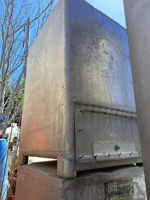 Tote Systems Bin, 75 CF, Aluminum, 42" x 48" x 64", Tote Systems #S745487