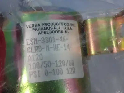 New | in-Stock VERSA ESM330146CLRDMWE14A120 Solenoid Valves Ohio US | HGR 24 #864382