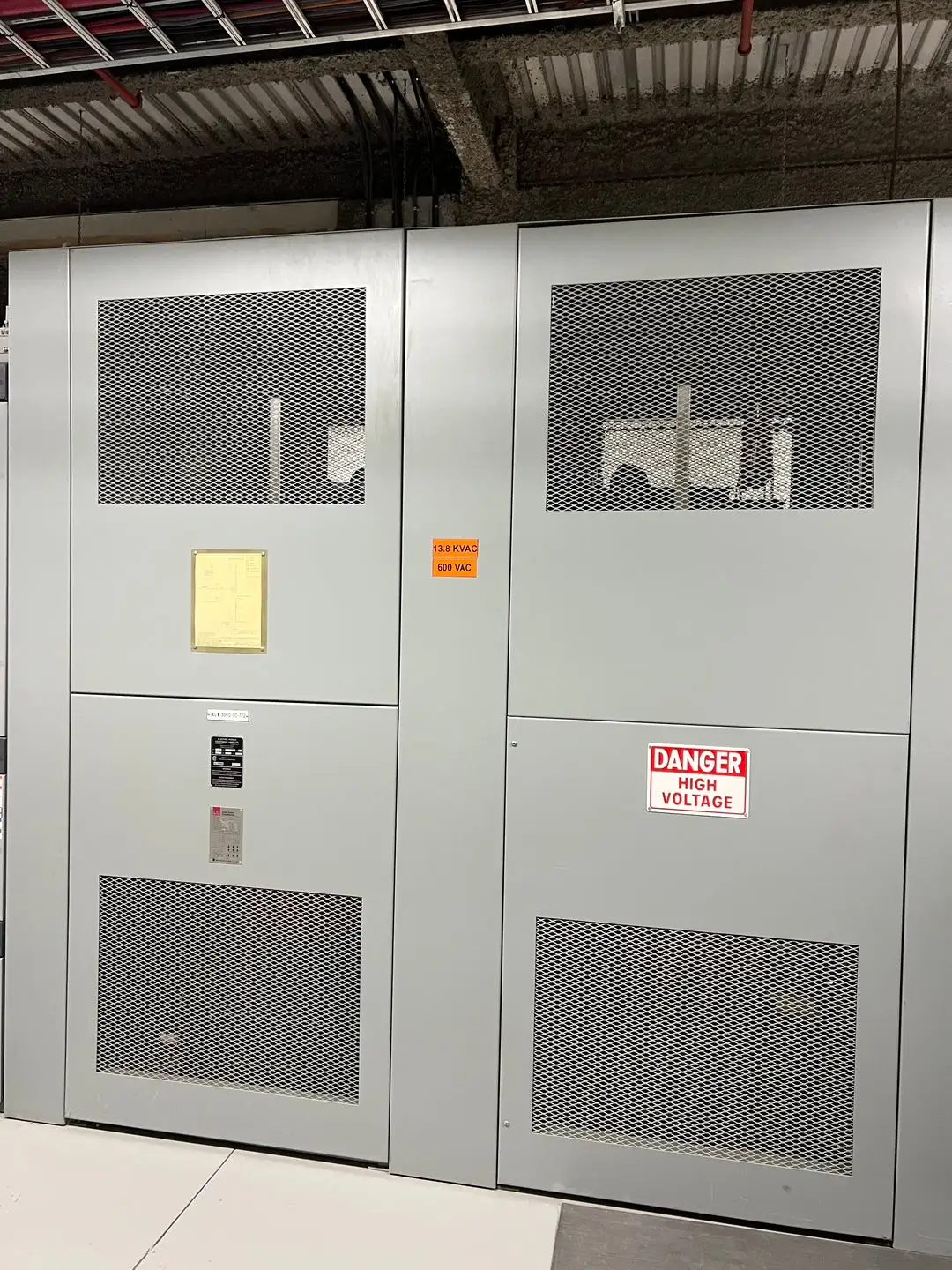 2000/3000kVA Cast Resin Transformer, 13.8kV Pri., 600V Sec.