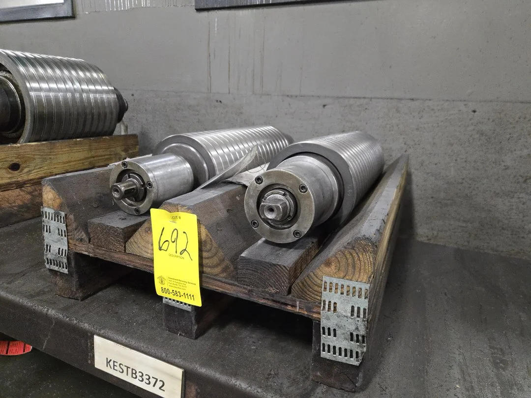 (2) Superfine OD Grind Drum Spindle