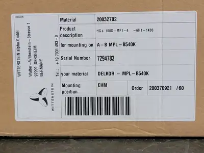 NEW WITTENSTEIN HG+100S-MF1-4-6H1-1K00
