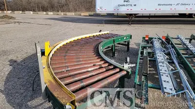 USED CUSTOM BUILT PALLET CONVEYOR LINE
