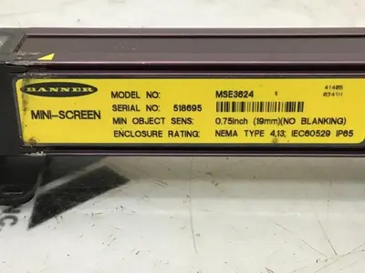 USED BANNER ENGINEERING MSR3624
