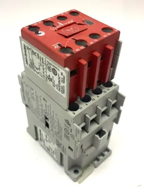 100S-C09EJ14C | Allen Bradley  Ser. A Guardmaster A04 Safety Contactor BROKEN TOP - For parts or not working