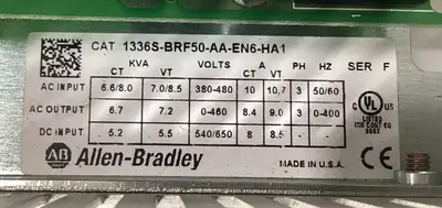 USED Allen-Bradley 1336S-BRF50-AA-EN6-HA1
