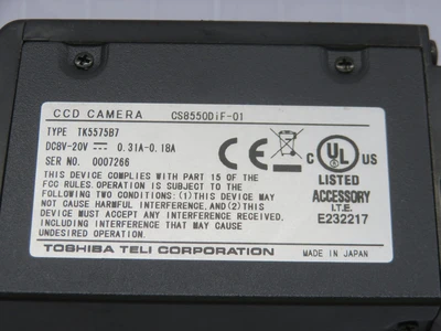Used TOSHIBA TELI _UNKNOWN_ Camera Systems | OCO Industrial #1660660