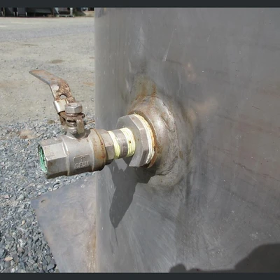 500 Gallon Stainless Steel Tank With 5HP Mixer