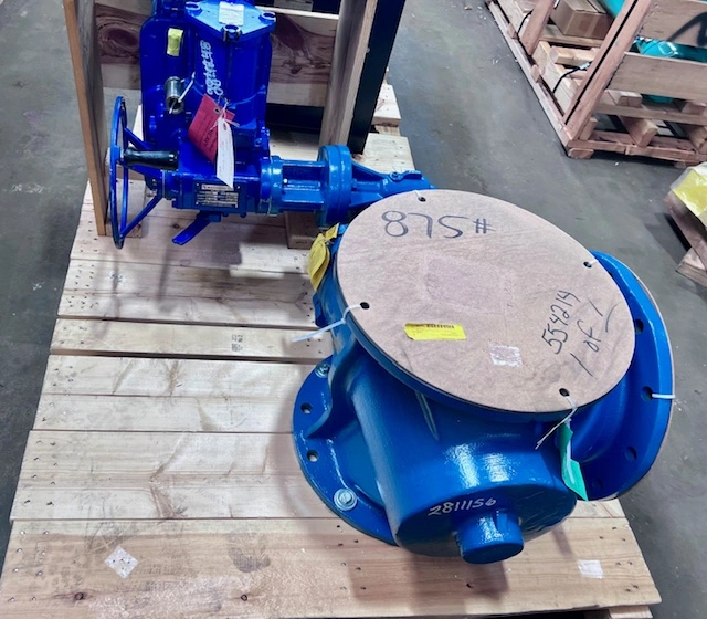 12" Dezurik PTW 3-Way Plug Valve
