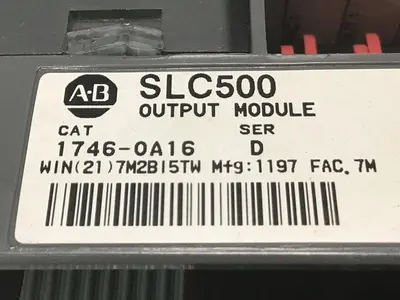 USED ALLEN BRADLEY 1746-OA16 SER D