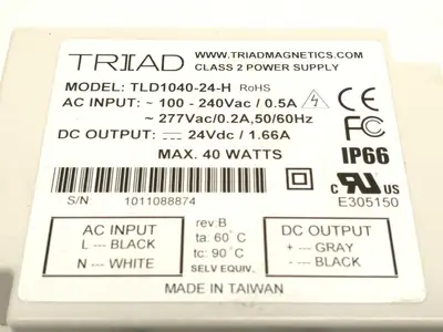 Used TRIAD TLD1040-24-H Power Supplies | Maverick Industrial Sales #1108773