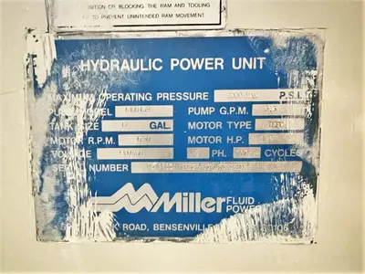USED 1997 GREENERD PRESSES GREENERD HPB-7 PRESS