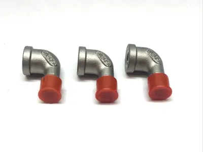 New | in-Stock Merit Threaded Elbow Fitting 90 Degrees 1/4" NPT LOT OF 3 Valves/Fittings Michigan US | Maverick Industrial Sales #1397904