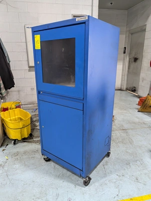 (3) Portable Computer Cabinets W/ Contents