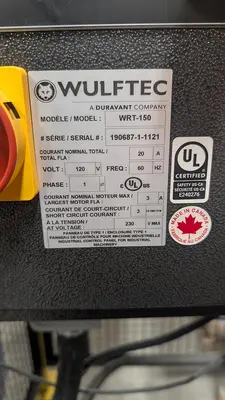 USED WULFTEC WRT-150