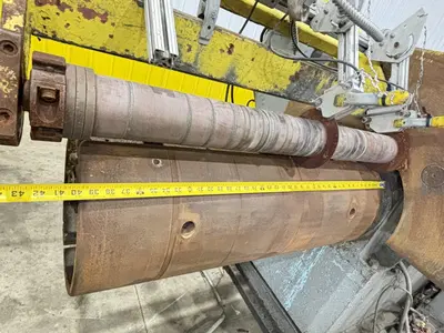 36” YODER RECOILER WITH HYDRAULIC PUSH-OFF & SEPERATION: STOCK  #22954