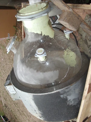 100L QVF Glass Hemispherical Reactor VS 100