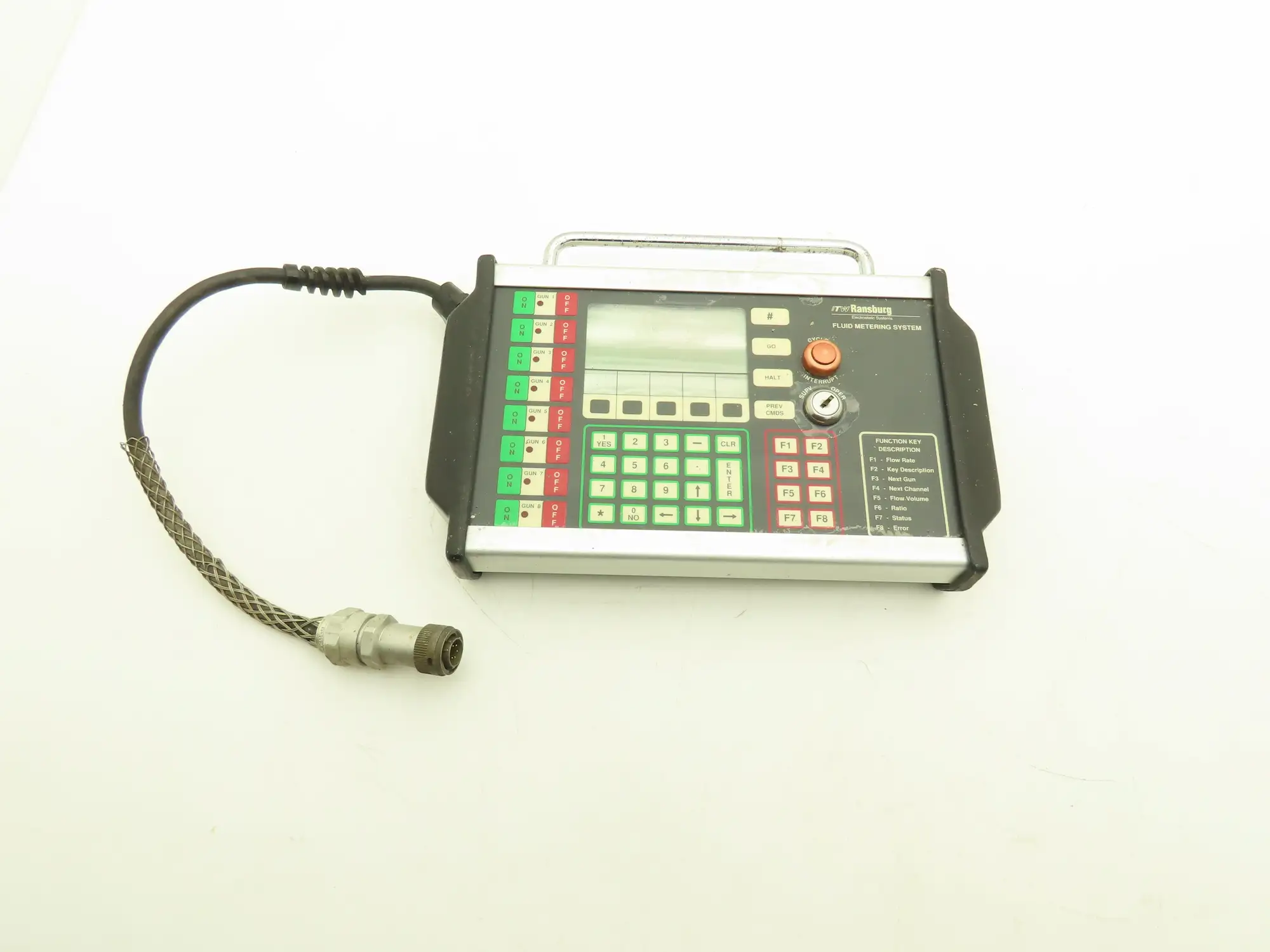 ITW Ransburg RCP/2K Handheld Teach Pendant Control Panel Fluid Metering System