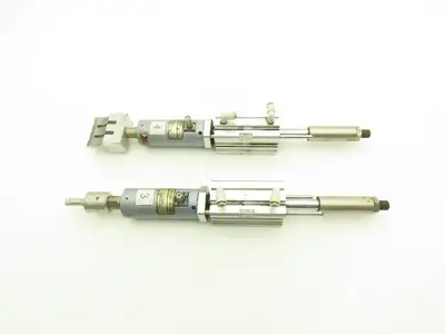 TA Systems TA-40CS Ultrasonic Plastic Welder Head Unit w/SMC Cylinder Lot of 2