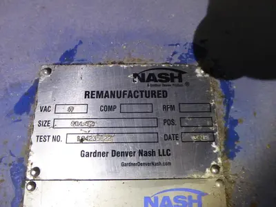 Used NASH T2 Vacuum Pumps Pennsylvania US | Global Equipment International, LLC #1468491