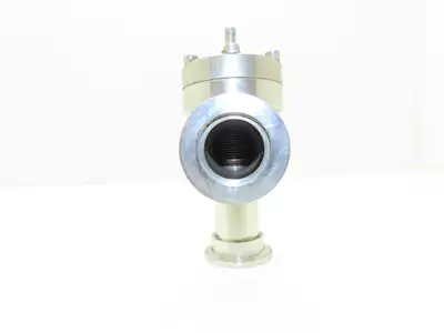 MDC KAV-100 Manual Pneumatic Angle Valve Vacuum Isolation 1" Connection