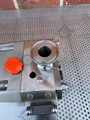 USED VIKING S1S STAINLESS STEEL ROTARY LOBE PUMP W/STAINLESS MOTORS 1 HP MOTOR