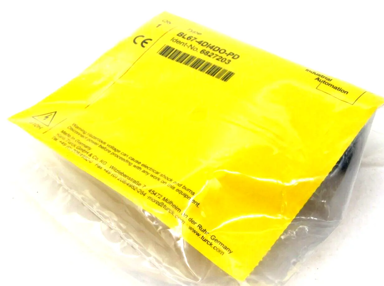 NEW TURCK BL67-4DI4DO-PD I/O MODULE 6827203 BL674DI4DOPD