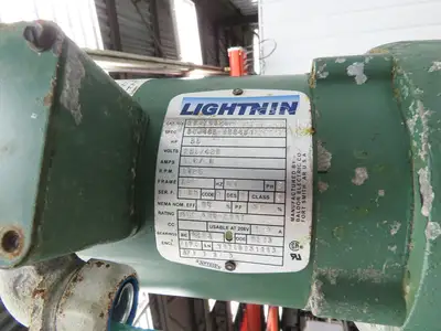Avins Direct Steam 100 Gallon Mixing Tank 1/3Hp Lightnin Mixer Food Grade SS