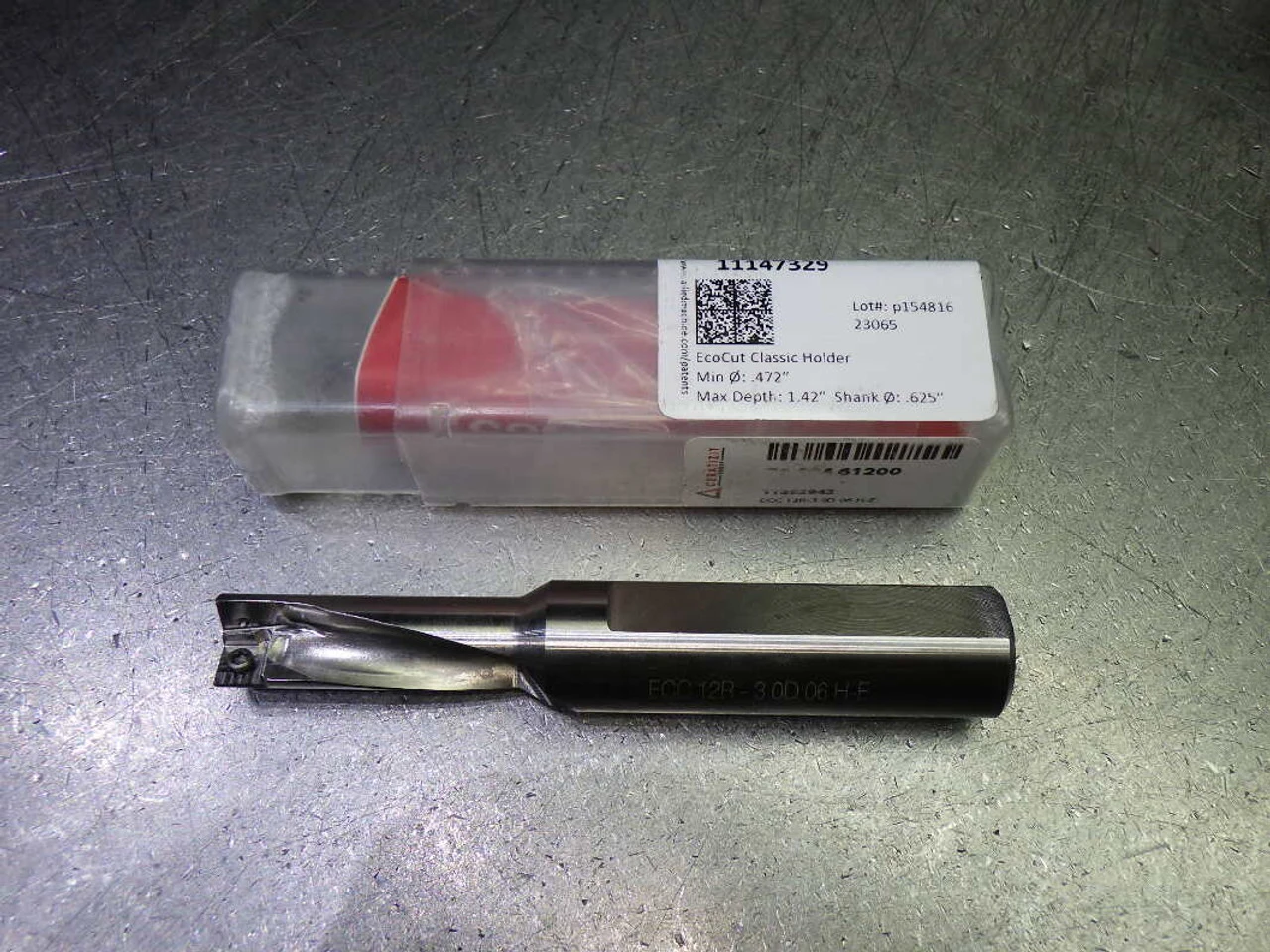 AMEC EcoCut Coolant Thru 1 Flute Tungsten Drill 5/8" Shank 11147329 (LOC2552)
