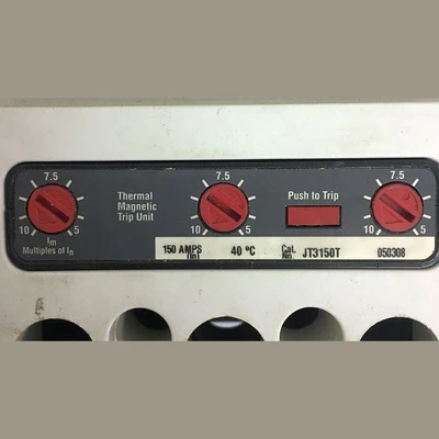 Cutler Hammer 3 Pole 250 Amp HJD 65k Breaker