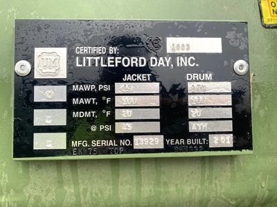 New | in-Stock _UNKNOWN_ EK-75 Littleford Mixers West Virginia US | Cooper Industries #1409661