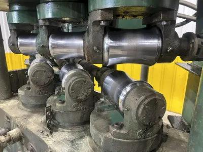 USED MACK-HEMP #924R ROTARY 6-ROLL TUBE & PIPE STRAIGHTENER (14624)