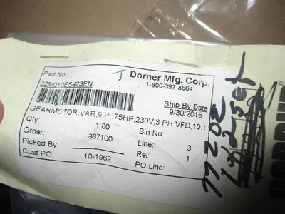 USED DORNER 32MO10ES