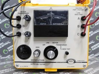 Biddle Instruments 560060 Phase & Motor Rotation Tester 600V Used