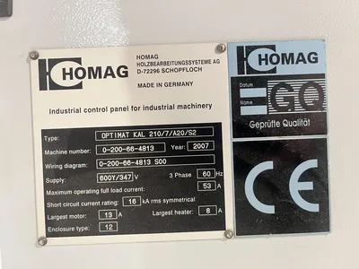 2007 HOMAG KAL 210 Edgebander / Plaquese de Chant | KovatechCNC (12)