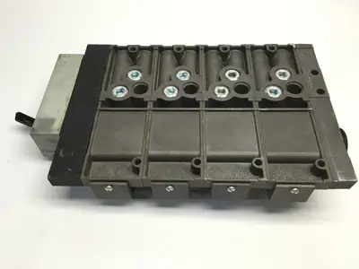 261-707-060-0 / 261-209-060-0 | Rexroth 261-707-060-0 Teknik AB Pneumatic Solenoid Valve Manifold, 261-209-060-0 - Used
