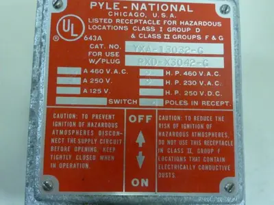 NEW PYLE NATIONAL YXA-13032-G