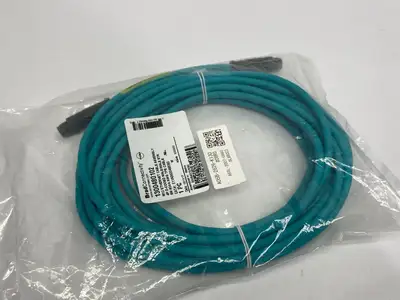 NEW BRAD WOODHEAD MOLEX ETHERNET CABLE M12 4P D-CODED E11A06004M080