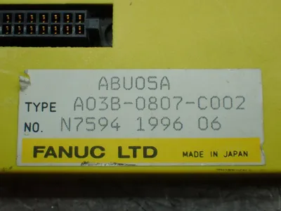 Used FANUC A03B0807C002 PLC Chassis Ohio US | HGR 24 #885658