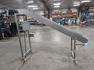 SS Incline Plastic Belt Conveyor