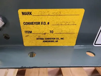 Used HYTROL V-BELT CONVEYOR Roller Conveyors Wisconsin US | Packer City Sales #1316852