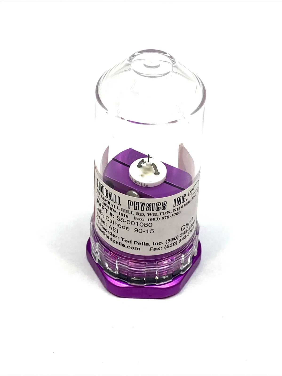 USED KIMBALL PHYSICS LAB6 CATHODE 90-15 AEI BASE EMITTER