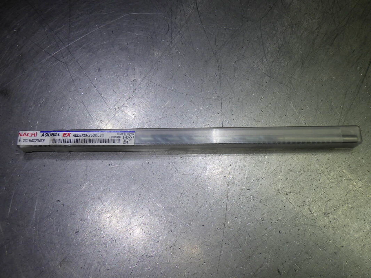 Nachi 5.2mm Coolant Thru 25xD Carbide Drill 6mm Shank AQDEXOH25D0520 (LOC1318D)